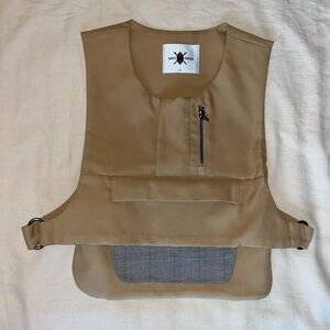 Daily Paper Edone- Khaki Vest Size Small